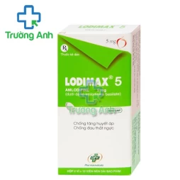 Lodimax 5 - Thuốc điều trị tăng huyết áp, đau thắt ngực